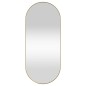 vidaXL Espejo de pared ovalado dorado 30x70 cm vidaXL Espejo de pared ovalado dorado 30x70 cm