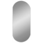 vidaXL Espejo de pared ovalado plateado 90x40 cm vidaXL Espejo de pared ovalado plateado 90x40 cm