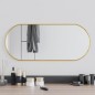vidaXL Espejo de pared ovalado dorado 70x30 cm vidaXL Espejo de pared ovalado dorado 70x30 cm