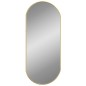 vidaXL Espejo de pared ovalado dorado 70x30 cm vidaXL Espejo de pared ovalado dorado 70x30 cm