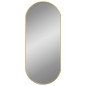 vidaXL Espejo de pared ovalado dorado 70x30 cm vidaXL Espejo de pared ovalado dorado 70x30 cm