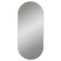 vidaXL Espejo de pared ovalado dorado 100x45 cm vidaXL Espejo de pared ovalado dorado 100x45 cm