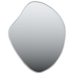 vidaXL Espejo de pared plateado 50x40 cm