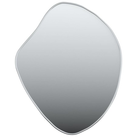 vidaXL Espejo de pared plateado 50x40 cm