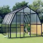 vidaXL Invernadero con estructura de aluminio gris antracita 9,53 m² vidaXL Invernadero con estructura de aluminio gris antracita 9,53 m²