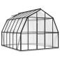 vidaXL Invernadero con estructura de aluminio gris antracita 9,53 m² vidaXL Invernadero con estructura de aluminio gris antracita 9,53 m²