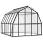 vidaXL Invernadero con estructura de aluminio gris antracita 9,53 m² vidaXL Invernadero con estructura de aluminio gris antracita 9,53 m²