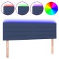 vidaXL Cabecero con LED de tela azul 144x5x78/88 cm vidaXL Cabecero con LED de tela azul 144x5x78/88 cm