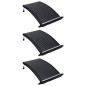 vidaXL Paneles calefactores solares de piscina curvos 3 uds 110x65 cm vidaXL Paneles calefactores solares de piscina curvos 3 uds 110x65 cm