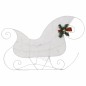 vidaXL Decoración navideña de renos y trineo de jardín blanco 100 LEDs vidaXL Decoración navideña de renos y trineo de jardín blanco 100 LEDs