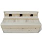 vidaXL Casas para gorriones 2 unidades madera 44x15,5x21,5 cm vidaXL Casas para gorriones 2 unidades madera 44x15,5x21,5 cm