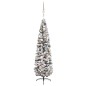 vidaXL Árbol de Navidad preiluminado con luces y bolas verde 180 cm