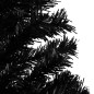 vidaXL Árbol de Navidad preiluminado con luces y bolas negro 180 cm vidaXL Árbol de Navidad preiluminado con luces y bolas negro 180 cm