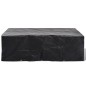 vidaXL Funda de muebles de jardín 2 uds set ratán 8 personas 10 ojales