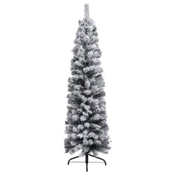 vidaXL Árbol de Navidad preiluminado con luces y bolas verde 150 cm