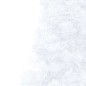 vidaXL Medio árbol de Navidad con luces y bolas blanco 180 cm vidaXL Medio árbol de Navidad con luces y bolas blanco 180 cm