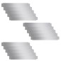 Set 15 paneles divisorios flexibles de acero galvanizado 100x14 cm Set 15 paneles divisorios flexibles de acero galvanizado 100x14 cm