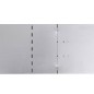 Set 15 paneles divisorios flexibles de acero galvanizado 100x14 cm Set 15 paneles divisorios flexibles de acero galvanizado 100x14 cm