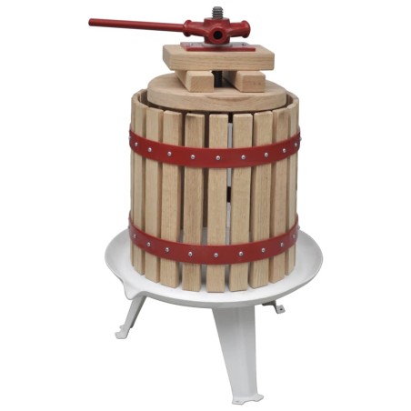 vidaXL Conjunto de prensa y trituradora de frutas y vinos 2 piezas