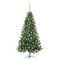 vidaXL Árbol de Navidad preiluminado con luces y bolas verde 150 cm vidaXL Árbol de Navidad preiluminado con luces y bolas verde 150 cm