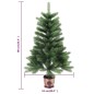 vidaXL Árbol de Navidad artificial con luces y bolas verde 90 cm vidaXL Árbol de Navidad artificial con luces y bolas verde 90 cm