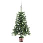 vidaXL Árbol de Navidad artificial con luces y bolas verde 90 cm vidaXL Árbol de Navidad artificial con luces y bolas verde 90 cm