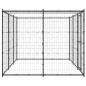 vidaXL Perrera de exterior de acero con techo 7,26 m² vidaXL Perrera de exterior de acero con techo 7,26 m²