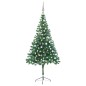 vidaXL Árbol de Navidad artificial con luces y bolas 564 ramas 180 cm vidaXL Árbol de Navidad artificial con luces y bolas 564 ramas 180 cm