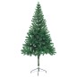 vidaXL Árbol de Navidad artificial con luces y bolas 564 ramas 180 cm vidaXL Árbol de Navidad artificial con luces y bolas 564 ramas 180 cm