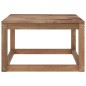 vidaXL Muebles de jardín 4 pzas cojines madera pino impregnada marrón vidaXL Muebles de jardín 4 pzas cojines madera pino impregnada marrón
