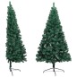 vidaXL Medio árbol de Navidad con luces y bolas verde 240 cm vidaXL Medio árbol de Navidad con luces y bolas verde 240 cm