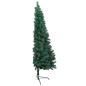 vidaXL Medio árbol de Navidad con luces y bolas verde 240 cm vidaXL Medio árbol de Navidad con luces y bolas verde 240 cm