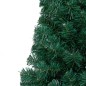 vidaXL Medio árbol de Navidad con luces y bolas verde 240 cm vidaXL Medio árbol de Navidad con luces y bolas verde 240 cm