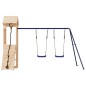 vidaXL Parque infantil de exterior madera maciza de pino vidaXL Parque infantil de exterior madera maciza de pino