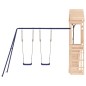 vidaXL Parque infantil de exterior madera maciza de pino vidaXL Parque infantil de exterior madera maciza de pino