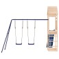 vidaXL Parque infantil de exterior madera maciza de pino vidaXL Parque infantil de exterior madera maciza de pino