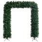 vidaXL Arco árbol de Navidad con LEDs y bolas verde 240 cm vidaXL Arco árbol de Navidad con LEDs y bolas verde 240 cm