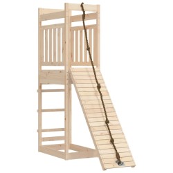 vidaXL Parque infantil de exterior madera maciza de pino
