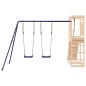vidaXL Parque infantil de exterior madera maciza de pino vidaXL Parque infantil de exterior madera maciza de pino