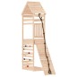 vidaXL Parque infantil con pared de escalada madera maciza de pino