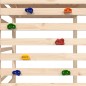 vidaXL Parque infantil con pared de escalada madera maciza de pino