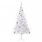 vidaXL Árbol de Navidad artificial con luces y bolas 910 ramas 210 cm vidaXL Árbol de Navidad artificial con luces y bolas 910 ramas 210 cm