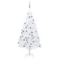 vidaXL Árbol de Navidad preiluminado con luces y bolas blanco 180 cm vidaXL Árbol de Navidad preiluminado con luces y bolas blanco 180 cm