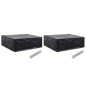 vidaXL Fundas de muebles de jardín 2 uds 8 ojales 250x210x90 cm vidaXL Fundas de muebles de jardín 2 uds 8 ojales 250x210x90 cm