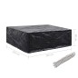 vidaXL Fundas de muebles de jardín 2 uds 8 ojales 250x210x90 cm vidaXL Fundas de muebles de jardín 2 uds 8 ojales 250x210x90 cm