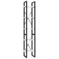 vidaXL Estantería de 5 niveles madera contrachapada blanca 40x30x175cm vidaXL Estantería de 5 niveles madera contrachapada blanca 40x30x175cm