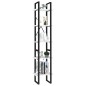 vidaXL Estantería de 5 niveles madera contrachapada blanca 40x30x175cm vidaXL Estantería de 5 niveles madera contrachapada blanca 40x30x175cm