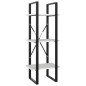 vidaXL Estantería de 5 niveles madera contrachapada blanca 40x30x175cm vidaXL Estantería de 5 niveles madera contrachapada blanca 40x30x175cm