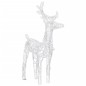 vidaXL Renos de Navidad 6 unidades 240 LEDs blanco cálido acrílico vidaXL Renos de Navidad 6 unidades 240 LEDs blanco cálido acrílico