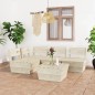 vidaXL Muebles de palés para jardín 5 pzas madera de abeto impregnada vidaXL Muebles de palés para jardín 5 pzas madera de abeto impregnada
